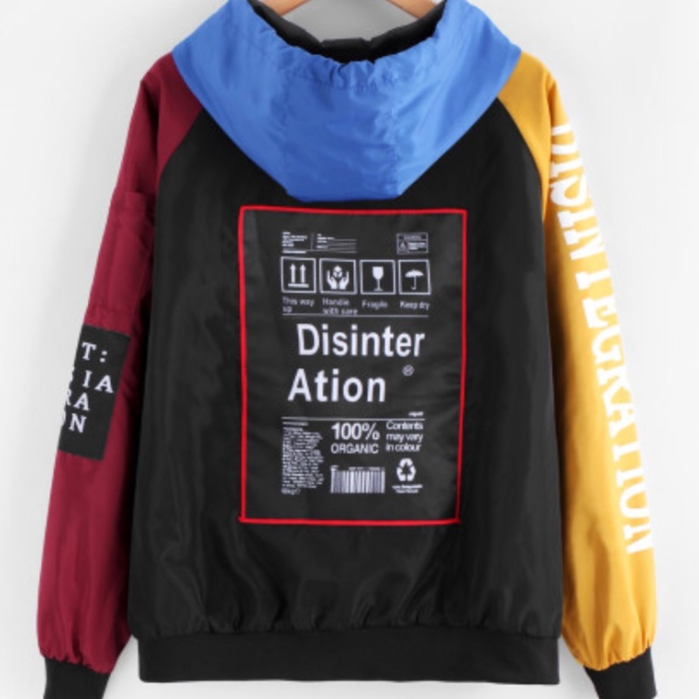 COLORFUL WINDBREAKER JACKET